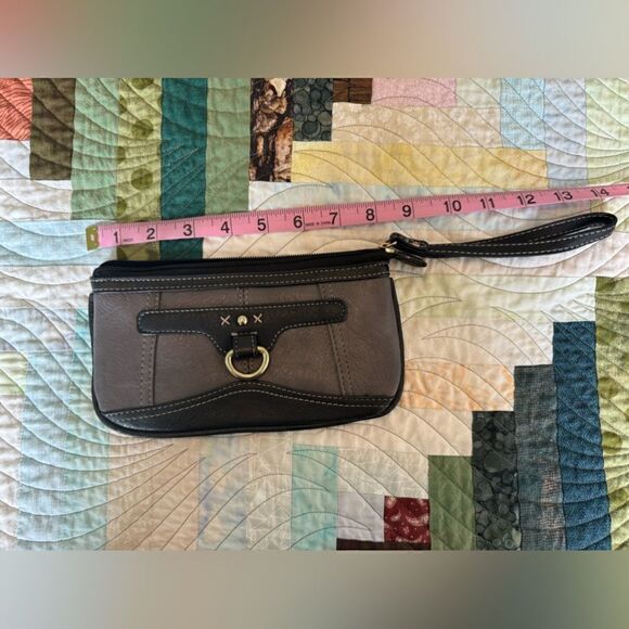 BOC coin purse, wristlet wallet, gray and black, new with tags, B.O.C. - Picture 1 of 5